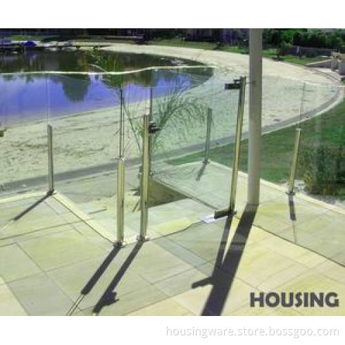 DIY Deisgn Outdoor Glass Railing for Deck / Swimming Pool Fence